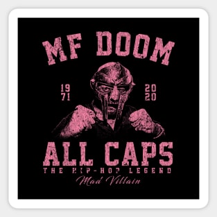 MF Doom Pink Sticker